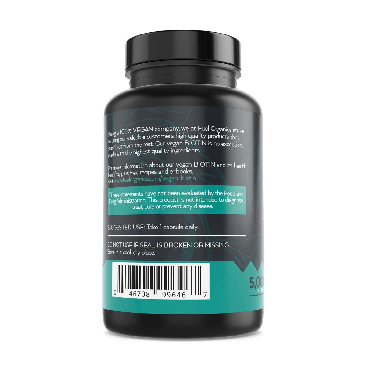 FuelOrganics Vegan Biotin Supplement Information